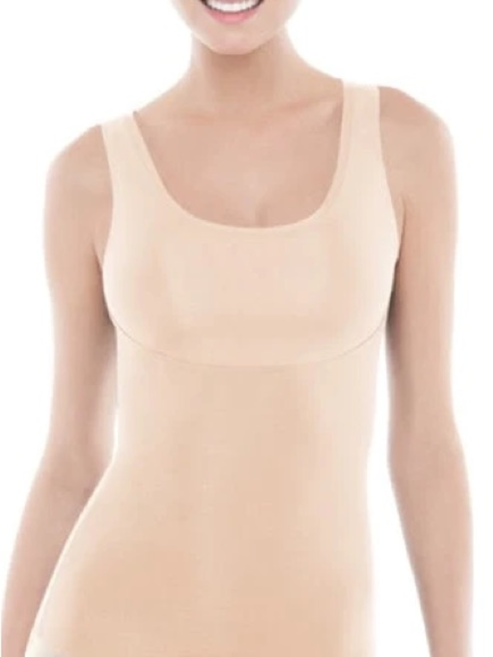 SPANX Womens XL Nude Shaping Tank Cami Slimming Shapewear